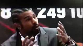 DAVID HAYE MOCKS DERECK CHISORA quotHE GLASSED MEquot [upl. by Megan]