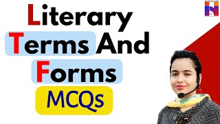 Literary Terms And Forms In English Literature MCQs  Most Important  Hina English Classes [upl. by Ellinad]