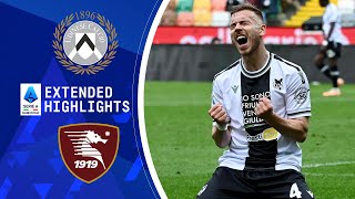 Udinese vs Salernitana Extended Highlights  Serie A  CBS Sports Golazo [upl. by Garrot]