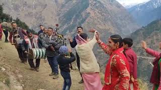 Gangana dance at tagood kishtwar dhol and been [upl. by Bartholomew]