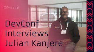 DevConf Interviews Julian Kanjere interview DevConf 2023 [upl. by Housen]