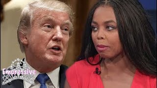 Donald Trump mocks Jemele Hill after she gets suspended from ESPN [upl. by Furnary222]