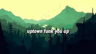 Mark Ronson ft Bruno Mars  Uptown Funk Lyrics [upl. by Neiv]