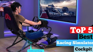 TOP 5 BEST RACING SIMULATOR COCKPIT in 2025 [upl. by Niddala]