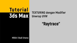 Tutorial 3ds Max l Raytrace [upl. by Oribella873]