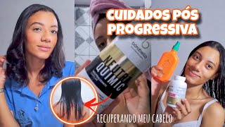 RECUPERANDO MEU CABELO PÓS PROGRESSIVA👳🏻‍♀️✨️🎀 [upl. by Akihsan]