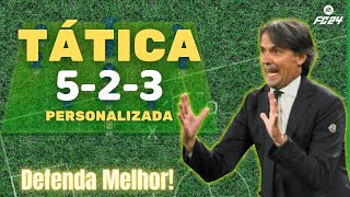 Ta com dificuldade na marcação Tática personalizada 523 Melhore sua defesa com linha de 5 [upl. by Chantalle]