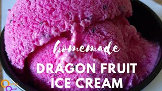 How to Make Dragon Fruit Ice Cream  డ్రాగన్ ఫ్రూట్ ఐస్ క్రీం ఎలా తయారు చేయాలి [upl. by Annoyed]