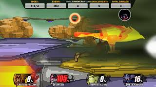 Sand Ocean in Fun of Marvel VS Capcom MUGEN Donkey Kong is Voice Super MOVES in Gamma Crush [upl. by Asilehc]