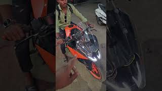 KTM RC Bubble Visor Available korba shortvideo [upl. by Callie]