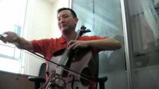 Peters theme  from Peter and the Wolf by Prokofieff Prokofiev  on Cello [upl. by Llorrad]