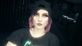 Pretty Female Character Creation GTA 5 Next Gen Xbox One TALIA [upl. by Orvas]