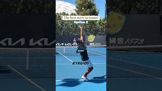 The BEST serve Isner Kyrgios or Cressy 🔝🎾 Tennis Isner Kyrgios [upl. by Artinak]