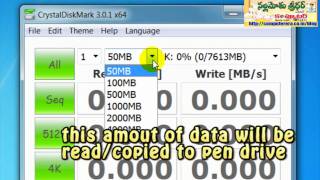 Windows Tip Test Your Pen Drive Speed Must Watch Full HD [upl. by Urbano]