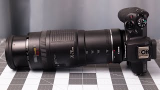 Is this old 60 Push Pull lens decent Canon EF 70210mm f4 with the Canon EOS M50 Photowalk [upl. by Anes711]