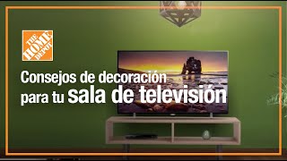 Variedad de productos para decorar tu sala de televisión  Organización  The Home Depot Mx [upl. by Shaine441]