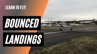 Most Common Landing Mistakes  How to Fix a Bounced Landing  How to Land an Airplane [upl. by Chrystal770]