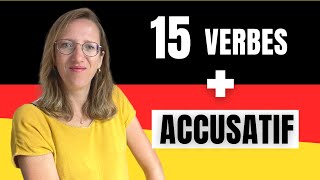 🇩🇪 15 verbes suivis de l’accusatif  la grammaire allemande simplement expliquée [upl. by Germin886]