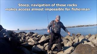 Jacksonville fishing Mayport Little Jetties Park [upl. by Durston]