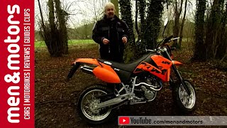 KTM LC4 640 Supermoto Review 2003 [upl. by Lisab318]