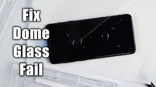 Galaxy S9 Whitestone Dome Glass Install Fail amp Fix [upl. by Nillok373]