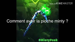 Comment avoir la pioche minty gratuitement no fake [upl. by Marietta]