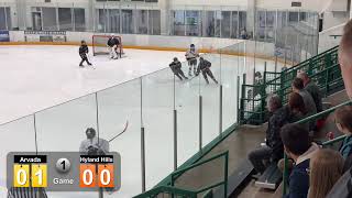 Silver Sticks Game 2 Arvada vs Hyland Hills [upl. by Gasperoni]