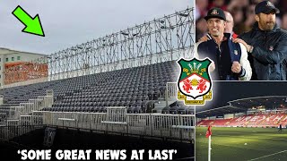 BREAKING WREXHAM AFC ISSUE AN EXCITING amp IMPORTANT STATEMENT ON TEMPORARY STAND… [upl. by Naahs951]