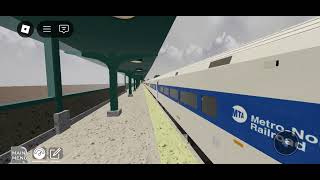 Metro North NB train at Scarborough Ft PENN CENTRAL [upl. by Schnorr]