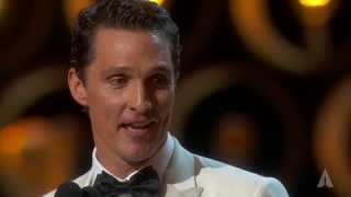 Matthew McConaughey winning Best Actor  86th Oscars 2014 [upl. by Bricker227]