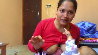 Breastfeeding  breastfeeding videos  srijana shahi breastfeeding  breastfeeding vlog [upl. by Oiziruam]