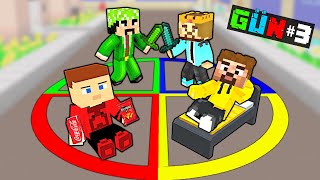 RENKLİ DAİREDEN SON ÇIKAN KAZANIR 😱  Minecraft [upl. by Lepp]