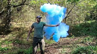 Twin Vent II Wire Pull Smoke Grenade [upl. by Analaf291]