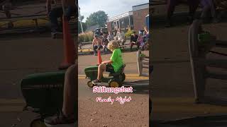 Henry in the 2024 Stiftungsfest Kids Tractor Pull 🚜 smalltownlife [upl. by Huldah]