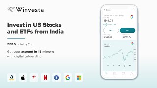 Winvesta App  Invest in US Stocks from India [upl. by Swain]