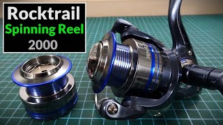 Rocktrail Spinning Reel 2000 Fishing Reel from Lidl  First Impressions [upl. by Reinal459]