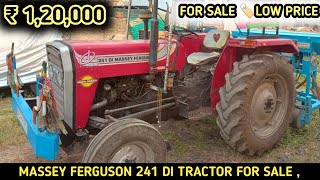 Massey Ferguson 241 DI tractor for sale second hand used tractor sale in Karnataka [upl. by Leibarg911]