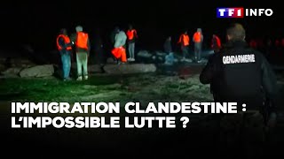 Immigration clandestine  limpossible lutte ｜TF1 INFO [upl. by Rey]