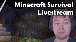 Erebor build in Minecraft Survival Livestream [upl. by Gildus114]