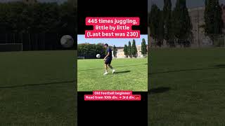 45 times juggling little by little Last best was 230 [upl. by Gault]