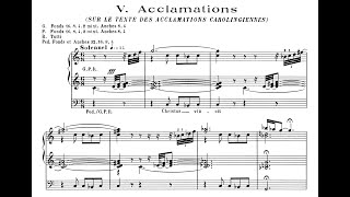 Langlais Suite médiévale  V Acclamations [upl. by Steven6]