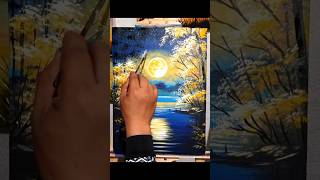 howtopaint paintingtechniques art acrylicscenery paintingstyles [upl. by Nosreffej]