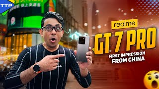 ফ্ল্যাগশিপ কিলার Realme GT 7 Pro Hands On Impression [upl. by Attenor279]