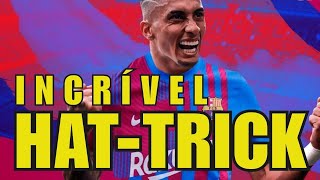 quotRaphinha Faz HatTrick Incrível Pelo Barcelona  Gols e Destaques da Partidaquot [upl. by Ellehcil324]