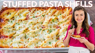 Extra Cheesy STUFFED SHELLS RECIPE [upl. by Sevik79]