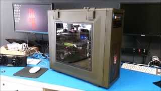 Corsair Vengeance C70 Military Green Intel Core i7 4770K  45ghz nVidia GTX 780 Corsair H100i [upl. by Abelard475]