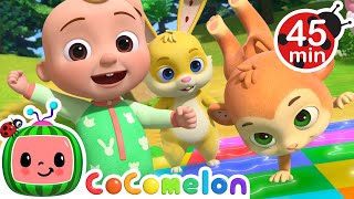 JJs Animal Dance Time  More CoComelon JJs Animal Time Kids Songs  Animal Songs for Kids [upl. by Arand]