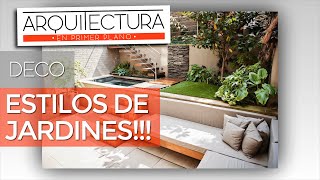 ¡¡¡ESTILOS DE JARDINES  FORMALES  INFORMALES  NATURALES  RUSTICO  MEDITERRANEO  MINIMALISTA [upl. by Ettenej698]