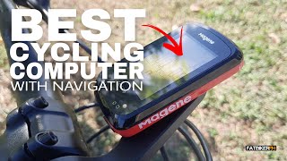 BEST CYCLING COMPUTER W NAVIGATION  MAGENE C406 PRO  Fatbikerph [upl. by Neddra]