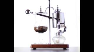 Balance Siphon Coffee Maker Brewing Action [upl. by Blakelee]